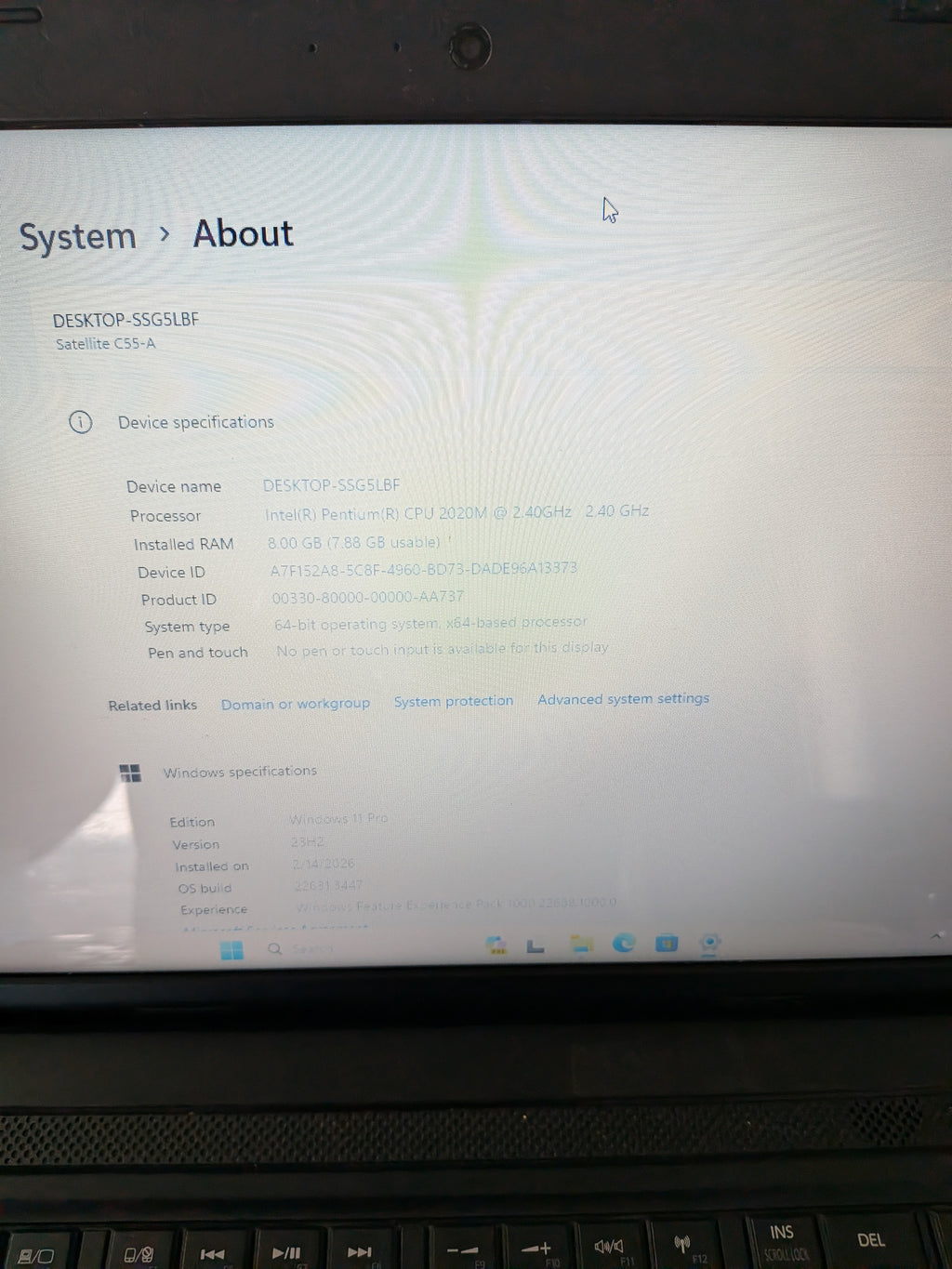 Toshiba laptop windows 11 64 bit