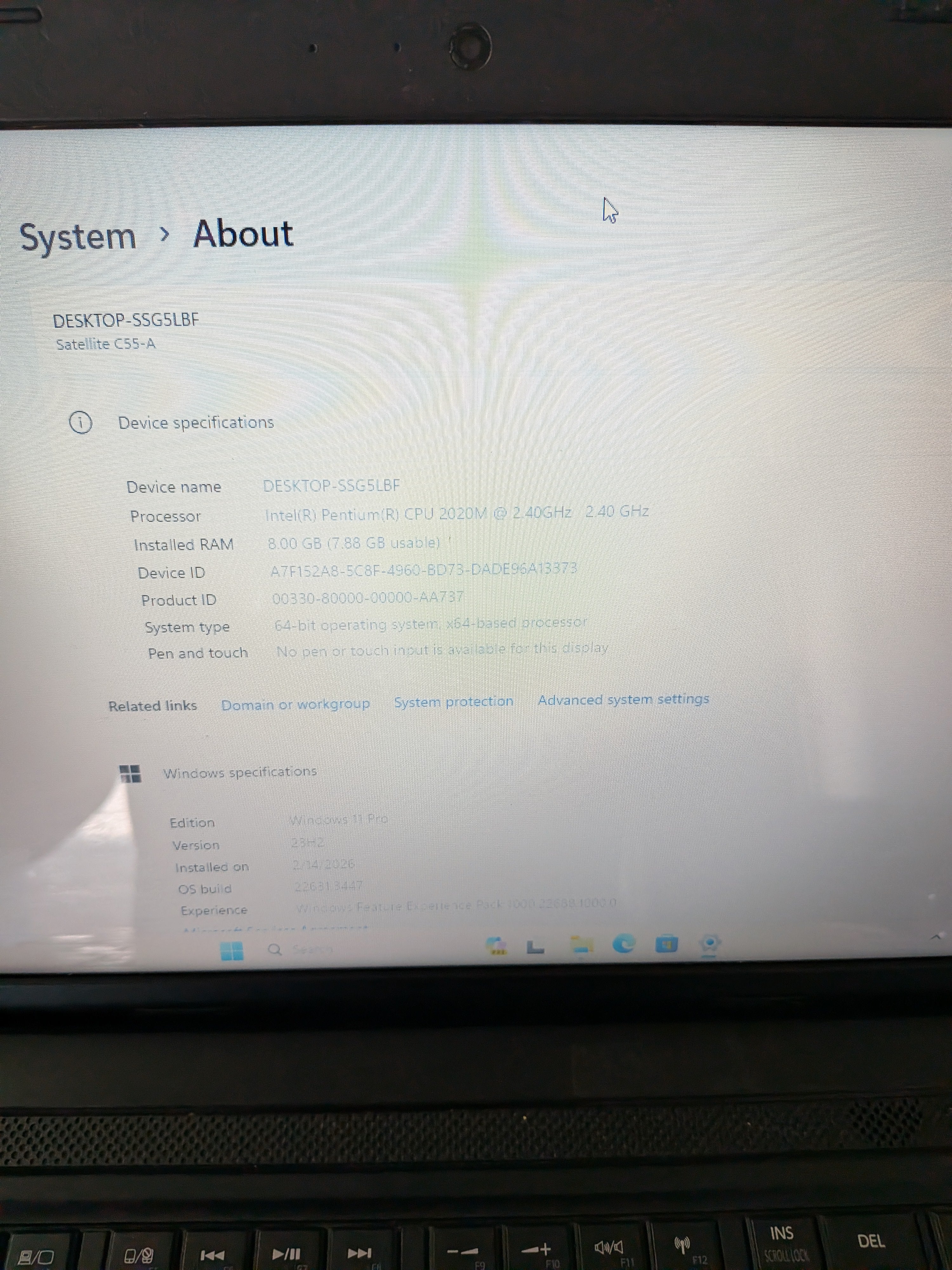 Toshiba laptop windows 11 64 bit