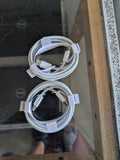 2 iPhone type c charger
